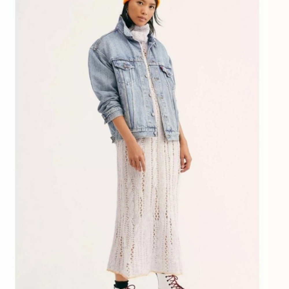 FREE PEOPLE Purple Pirouette Tunic Sweater